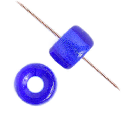 Crow Beads - 9mm - Transparent Dark Blue (100pcs)