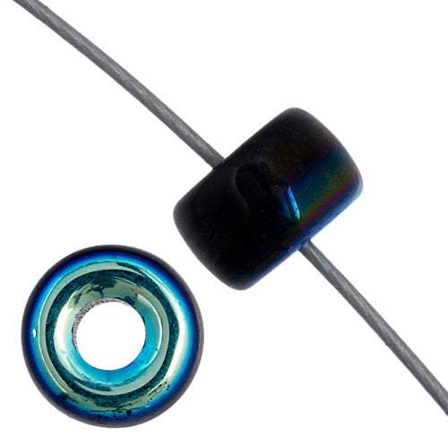 Mini Crow Beads - 6mm - Black AB (500pcs)