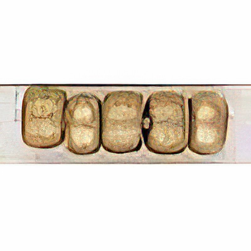 Mini Crow Beads - 6mm - Metallic Gold (500pcs)