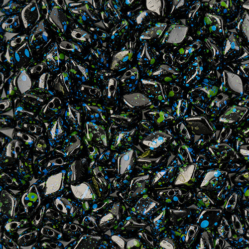 GemDuo - Jet Confetti Splash Blue Green (13g)