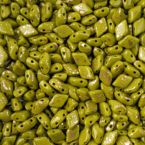 GemDuo - Opaque Green Gold Splash (50g)