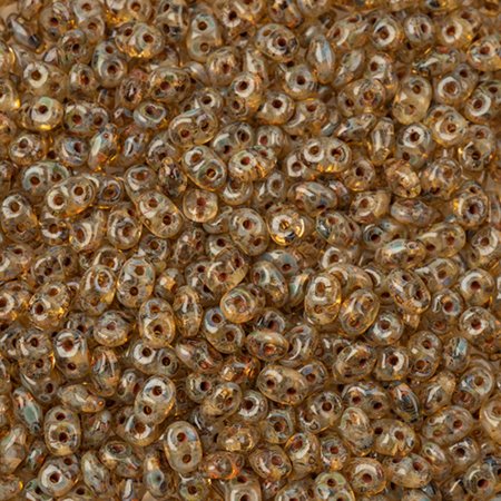 Superduos - Crystal Travertine Dark