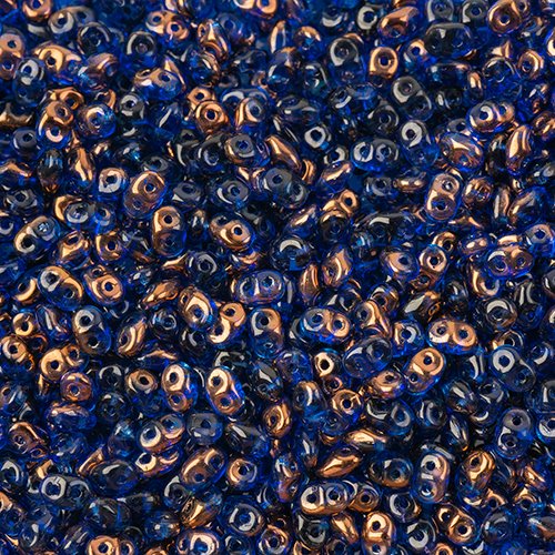 Superduos - Sapphire Semi Bronze Luster