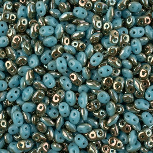 Superduos - Turquoise Blue Celsian