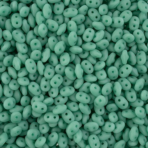 Superduos - Turquoise Green Matte