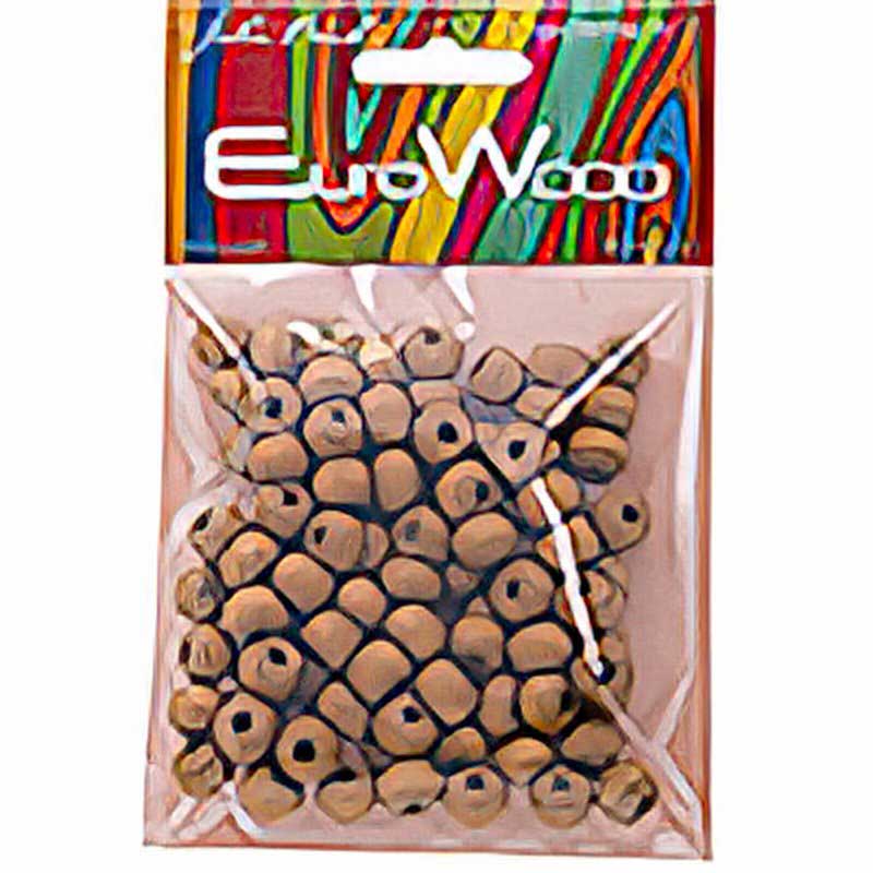 Euro Wood - 9x6mm Crow Beads - Coffee (100pcs)
