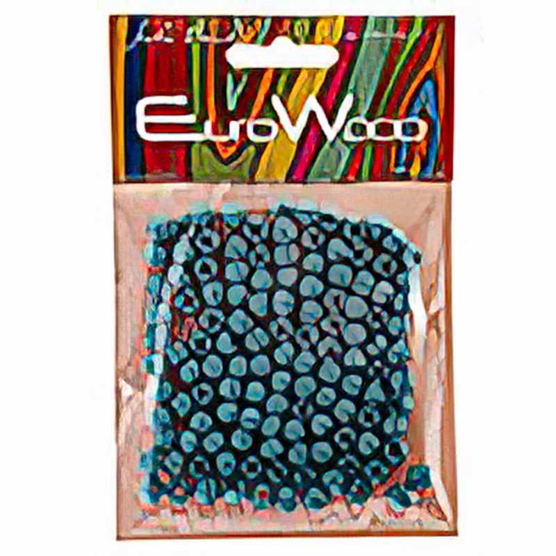 Euro Wood - 6x4.8mm Crow Beads - Turquoise (100pcs)