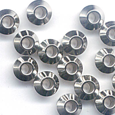Metal Spacers - Metal Rondelle - Nickel (10)