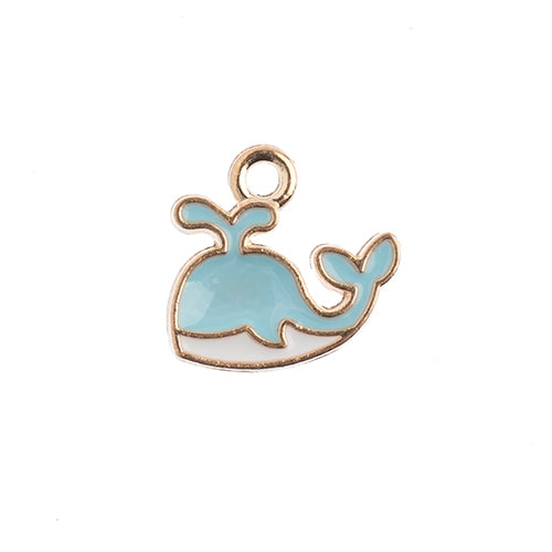 S&P Charm Whale Lt Blue 10pcs