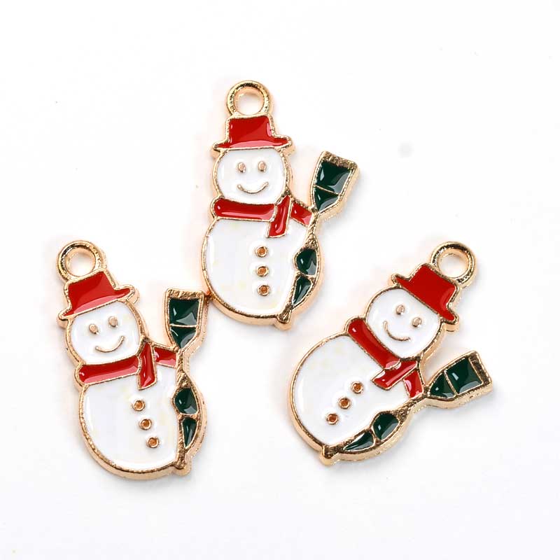 S&P Holiday Charm Snowman 8pcs