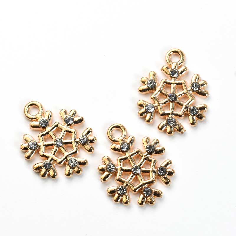 S&P Holiday Charm Snowflake 8pcs