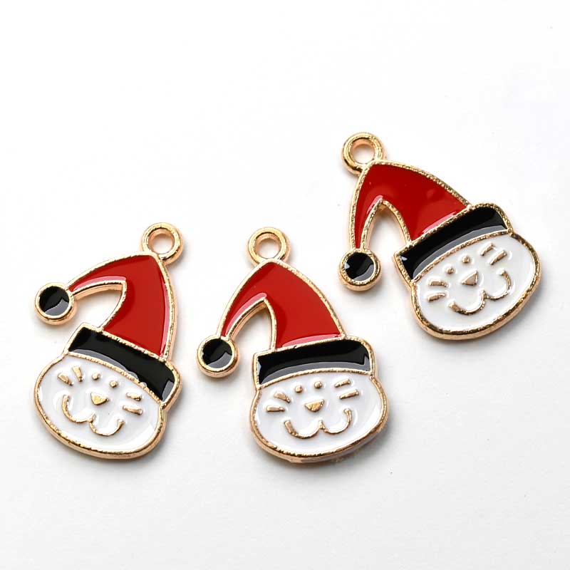 S&P Holiday Charm Santa Cat 8pcs