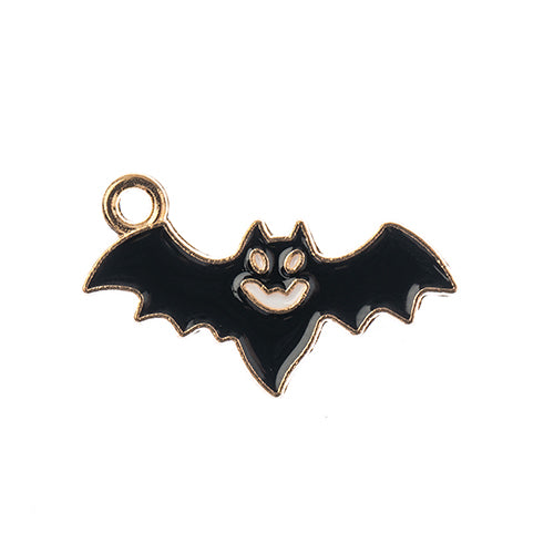 S&P Charm 23mm Bat Black 10pc