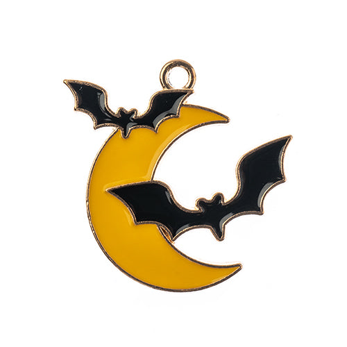 S&P Charm 25mm Bats and Moon 6pc