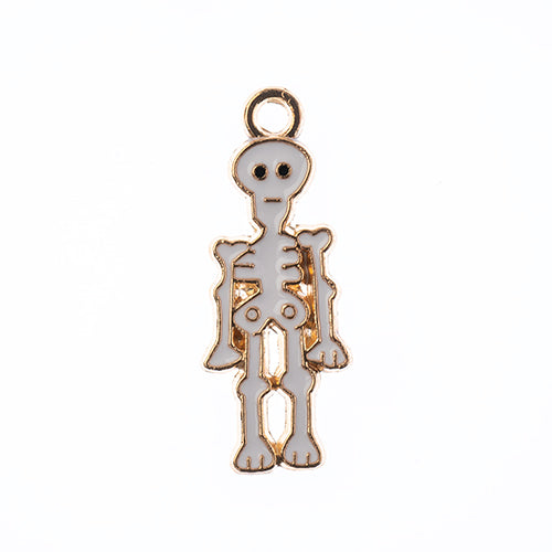 S&P Charm Skeleton White 10pc