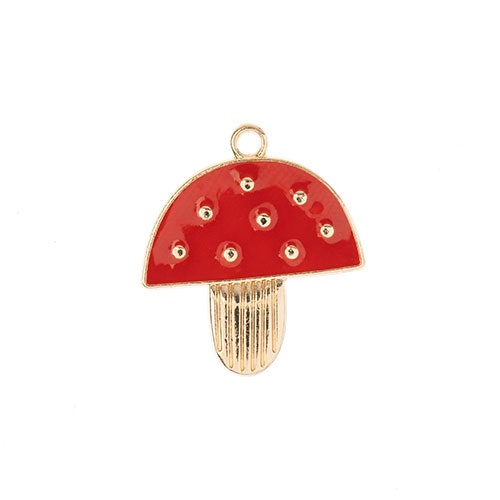 S&P Charm   Mushroom 4pcs