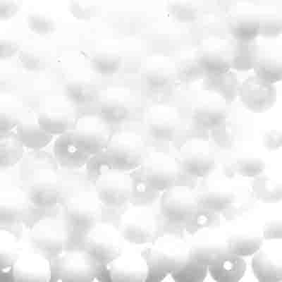 Glass Beads - 4mm - Round - Opaque Chalk White (100)