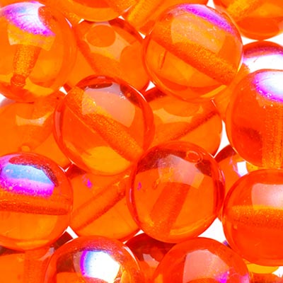 Glass Beads - 10mm - Round - Hyacinth AB (25)