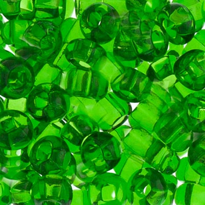 Czech Seed Beads - 2/0 - Transparent Med.green 22g