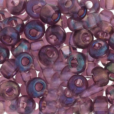 Czech Seed Beads - 2/0 - Transparent Amethyst AB 22g