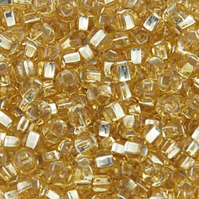 Czech Seed Beads - 6/0 - Silver Lined Gold (22g)