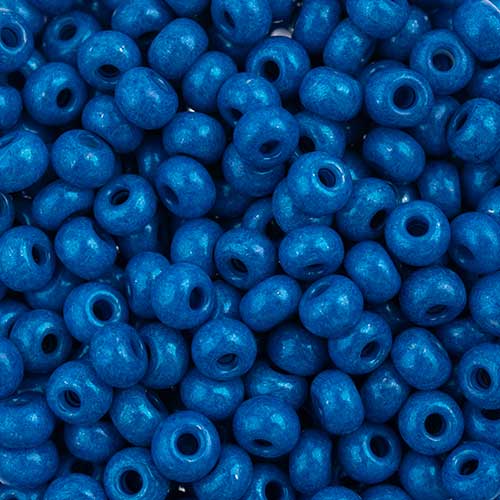 Czech Seed Beads - 6/0 - Terra Intensive Blue (22g)