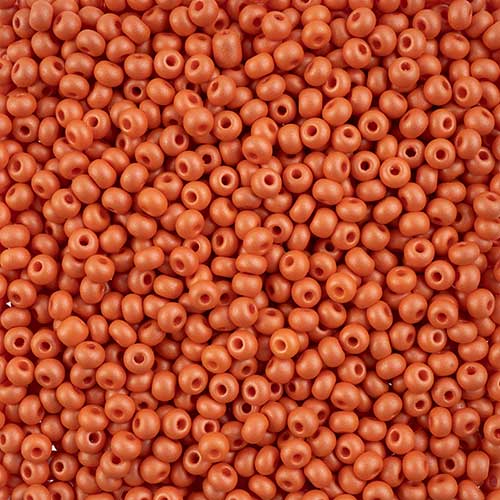 Czech Seed Beads - 6/0 - Permalux Orange (Tube)