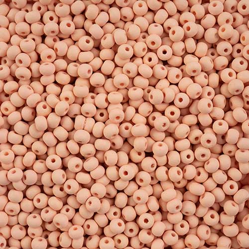 Czech Seed Beads - 6/0 - Permalux Apricot Matte (Tube)