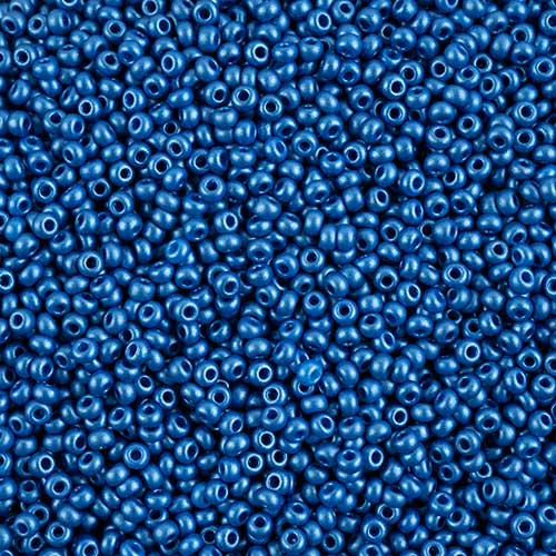 Czech Seed Beads - 8/0 - Permalux Blue (22g)