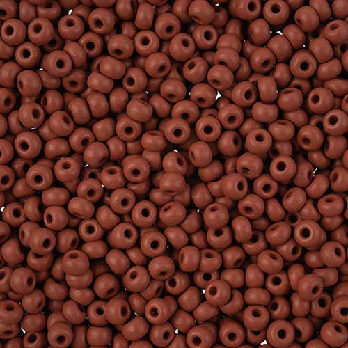 Czech Seed Beads - 8/0 - Permalux Brown Matte (22g)