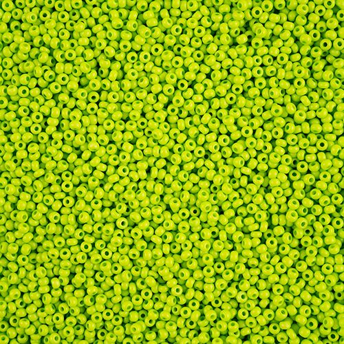 Czech Seed Beads - 10/0 - Terra Intensive Light Green Matte (22g)