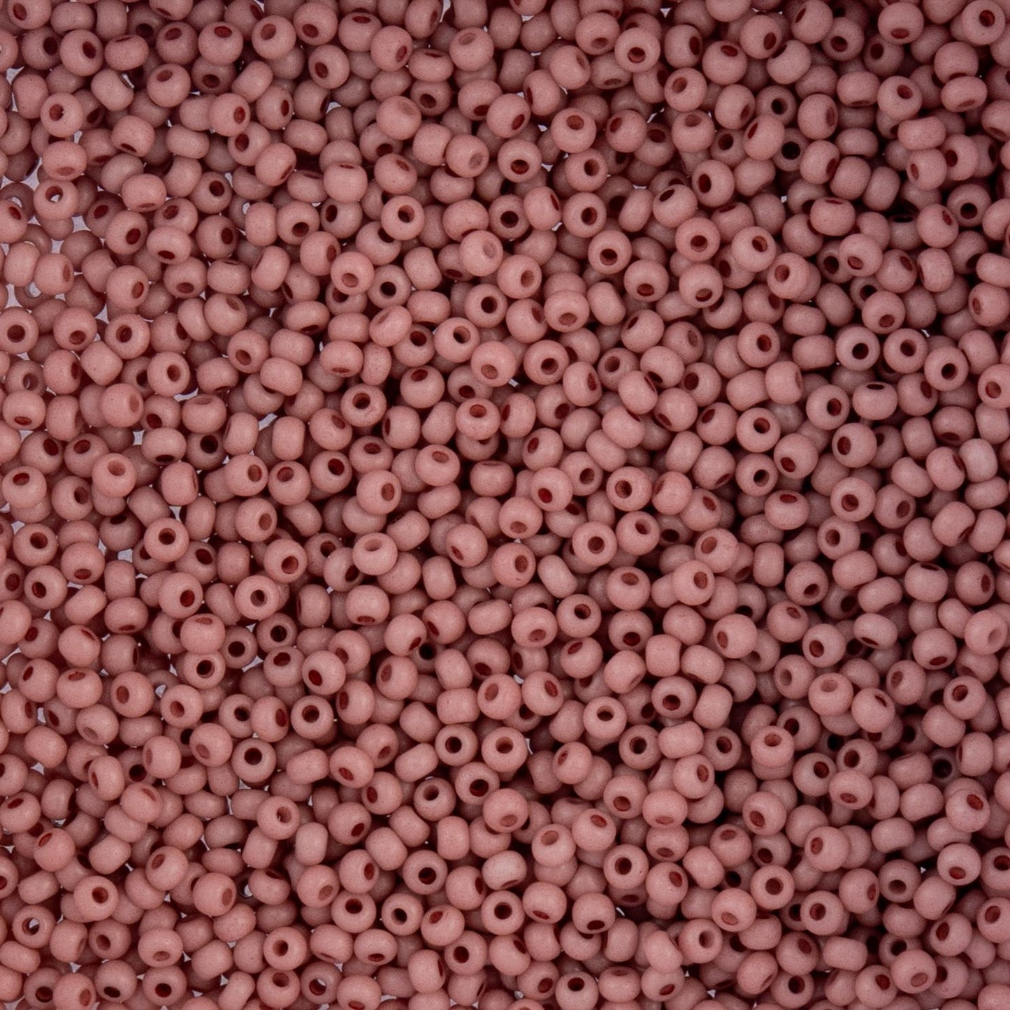 Czech Seed Beads - 10/0 - Opaque Pink Solgel (22g)