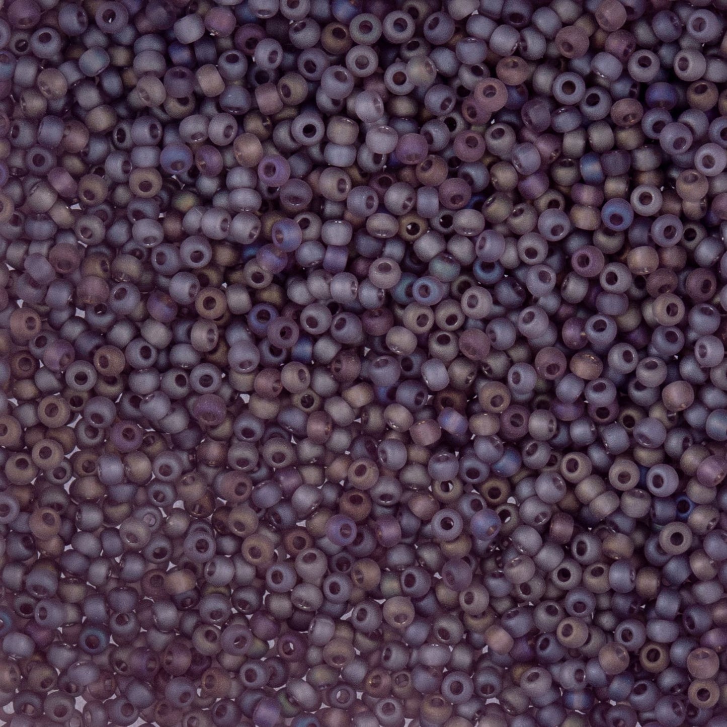 Czech Seed Beads - 10/0 - Transparent Light Amethyst AB Matte (22g)