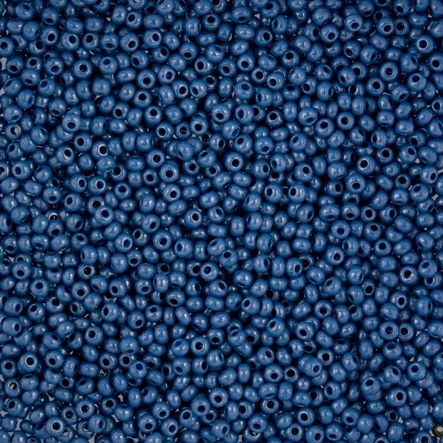 Czech Seed Beads - 10/0 - Opaque Blue Luster (22g)