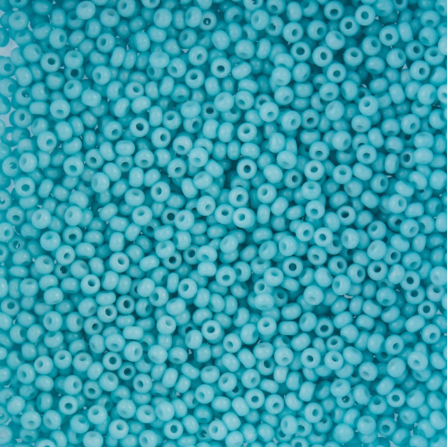 Czech Seed Beads - 10/0 - Chalk Light Turquoise Solgel (22g)