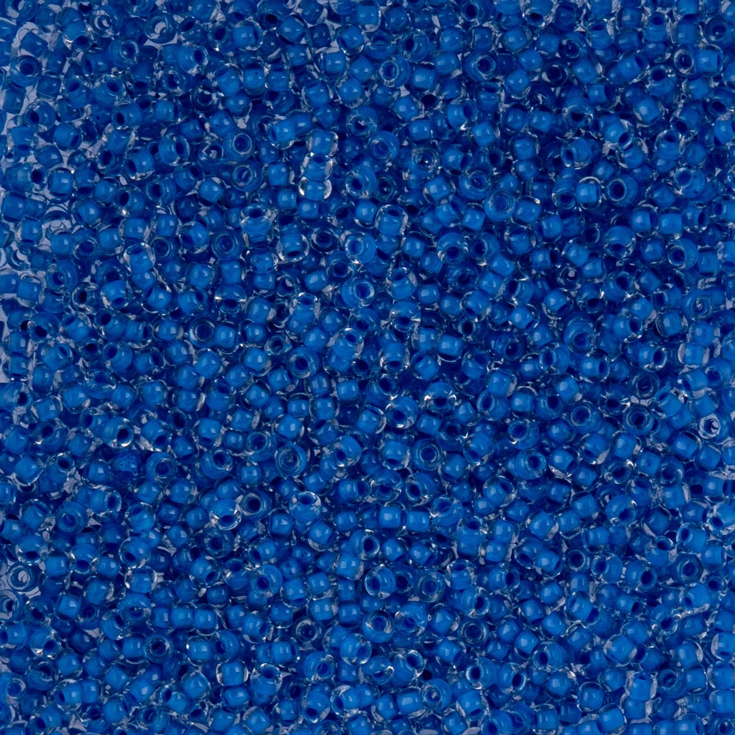 Czech Seed Beads - 10/0 - Color Lined Dark Blue Terra Color (22g)