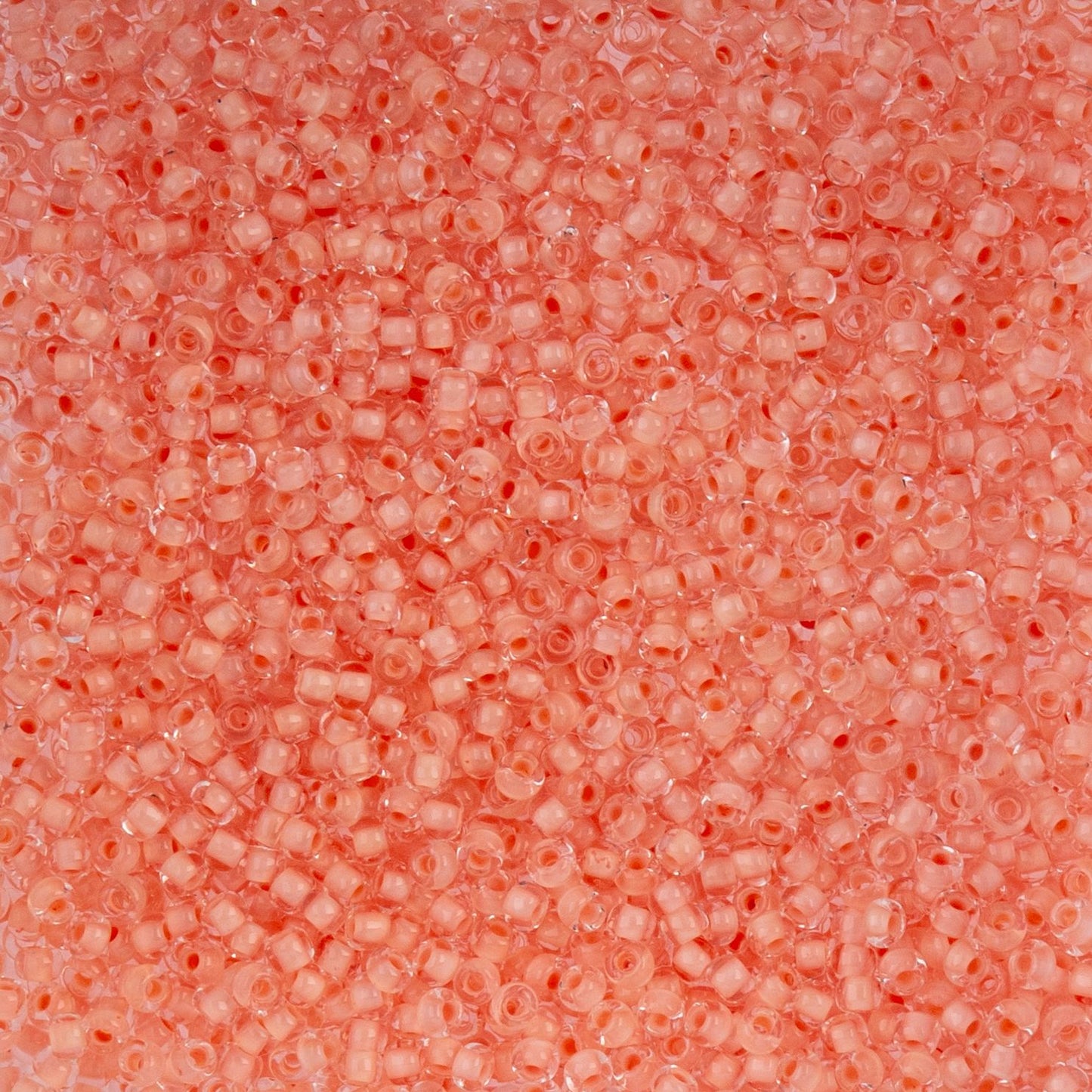Czech Seed Beads - 10/0 - Color Lined Peach Terra Color (22g)