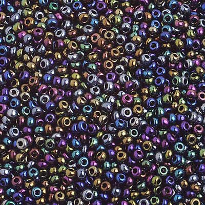 Czech - 10/0 Seed Beads - Metallic Iris Multi (500g)