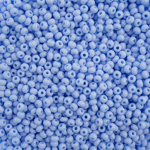 Czech - 10/0 Seed Beads - Opaque Powder Blue (500g)