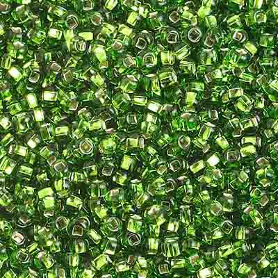Czech - 10/0 Seed Beads - Silver Lined Chartreuse (500g)