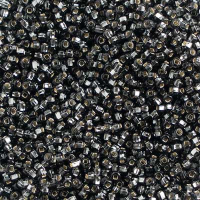 Czech - 10/0 Seed Beads - Silver Lined Grey (500g)