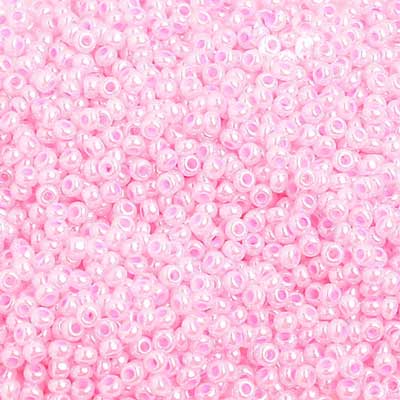 Czech - 10/0 Seed Beads - Pearl Dyed Rose (500g)