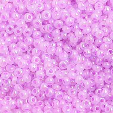 Czech - 10/0 Seed Beads - Opaque Dyed Iris Violet (500g)