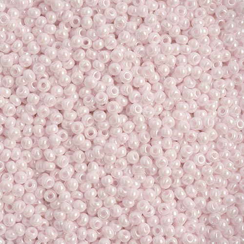 Czech - 10/0 Seed Beads - Opaque Natural Pink Luster (500g)