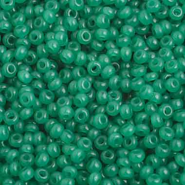 Czech - 10/0 Seed Beads - Oily Green (500g)