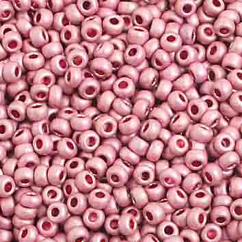 Czech - 10/0 Seed Beads - Metallic Mauve Matte Terra Color (500g)