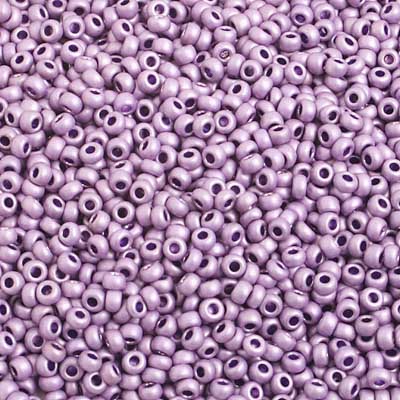 Czech - 10/0 Seed Beads - Metallic Mauve Matte Terra Color (500g)