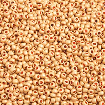 Czech - 10/0 Seed Beads - Metallic Gold Matte Terra Color (500g)