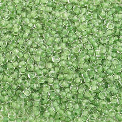 Czech - 10/0 Seed Beads - Color Lined Olive Green Terra Color (500g)