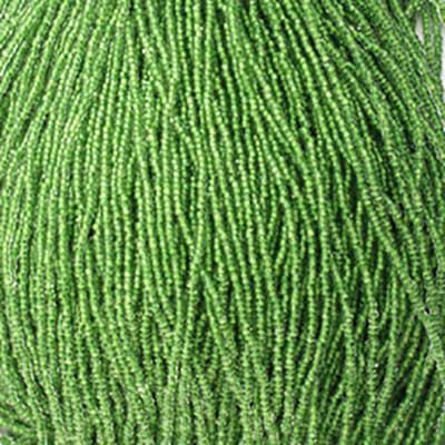 Czech - 10/0 Seed Beads - Color Lined Olive Green Terra Color (500g Strung)